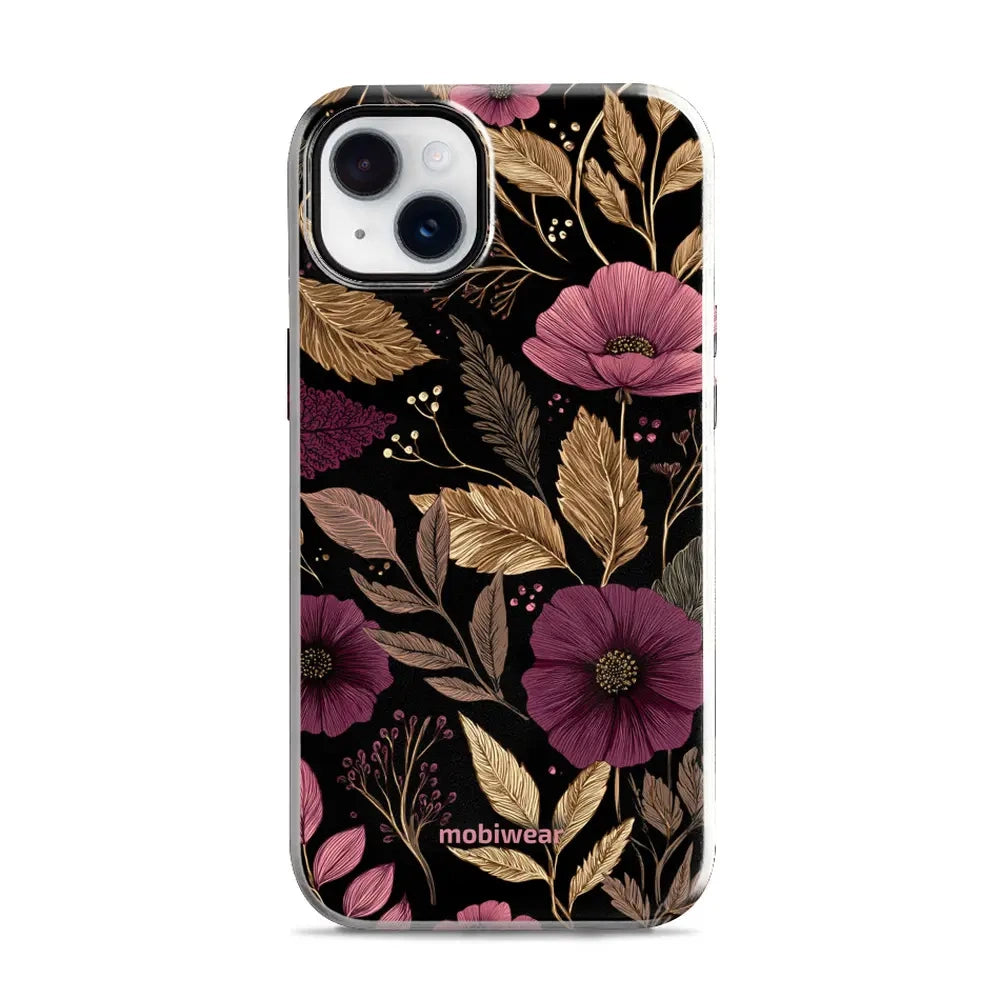 Handyhülle für iPhone 14 Plus, Mobiwear Elite Pro, Glamour-Herbst