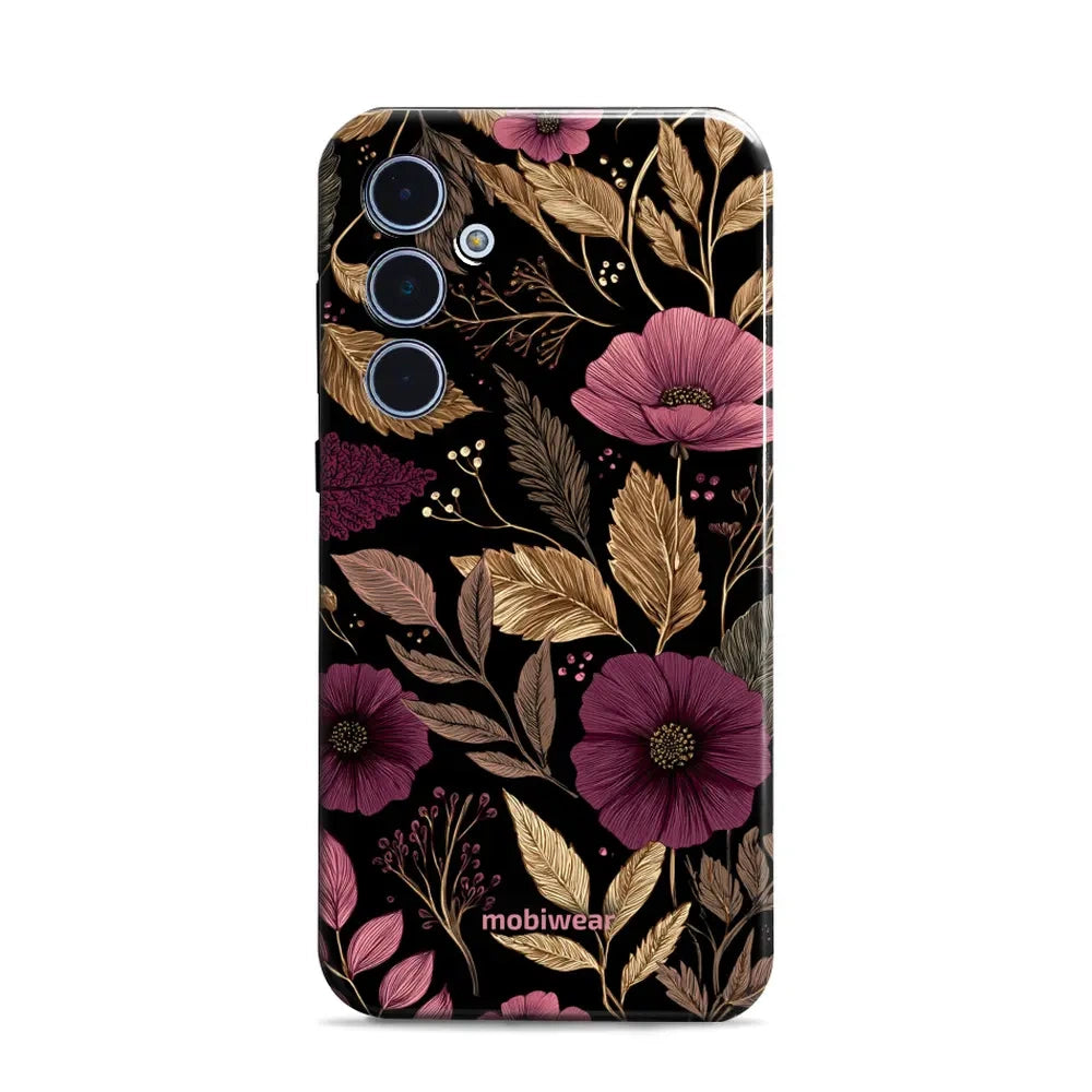 Handyhülle für Galaxy A35 5G, Mobiwear Elite Pro, Glamour-Herbst