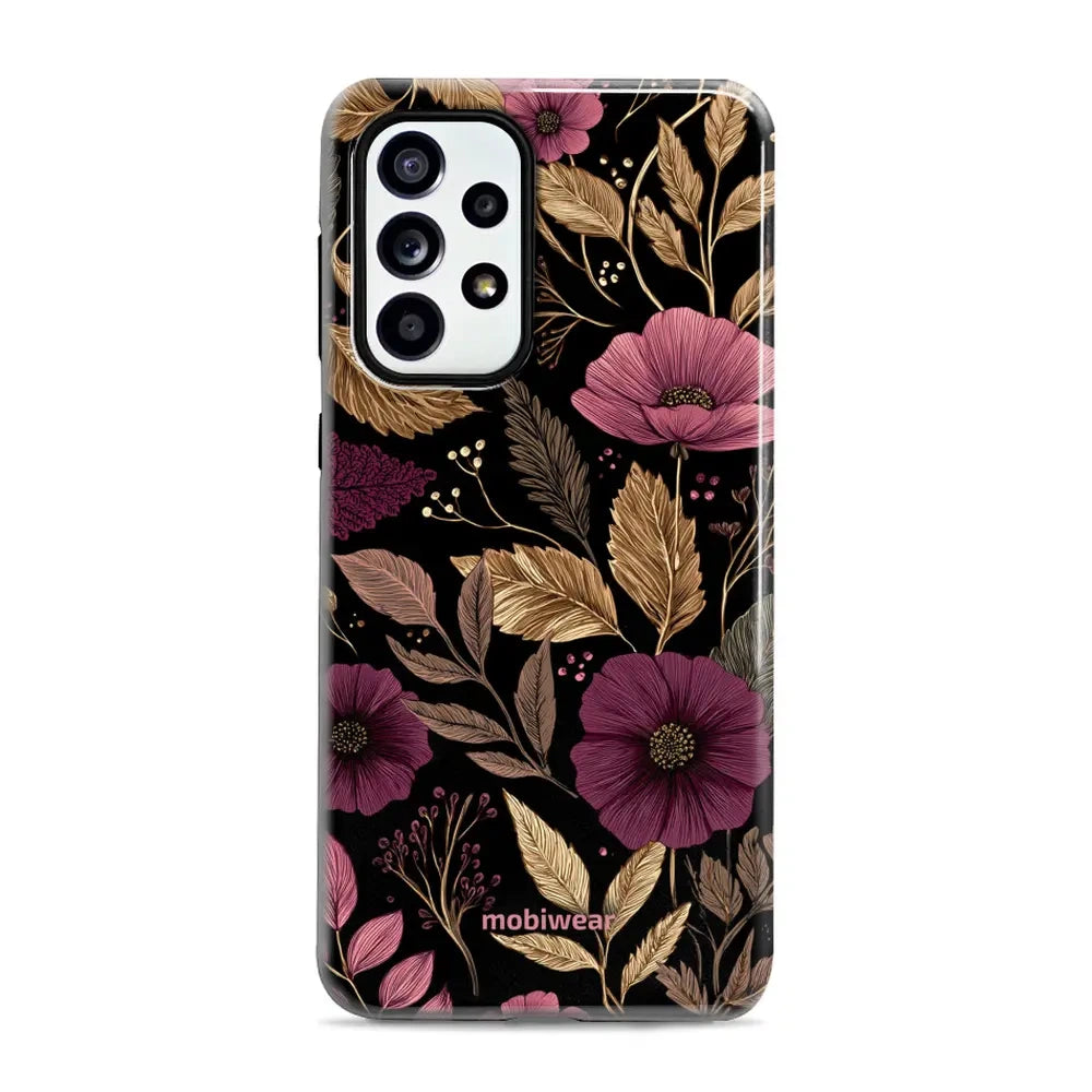 Handyhülle für Galaxy A52, Mobiwear Elite Pro, Glamour-Herbst