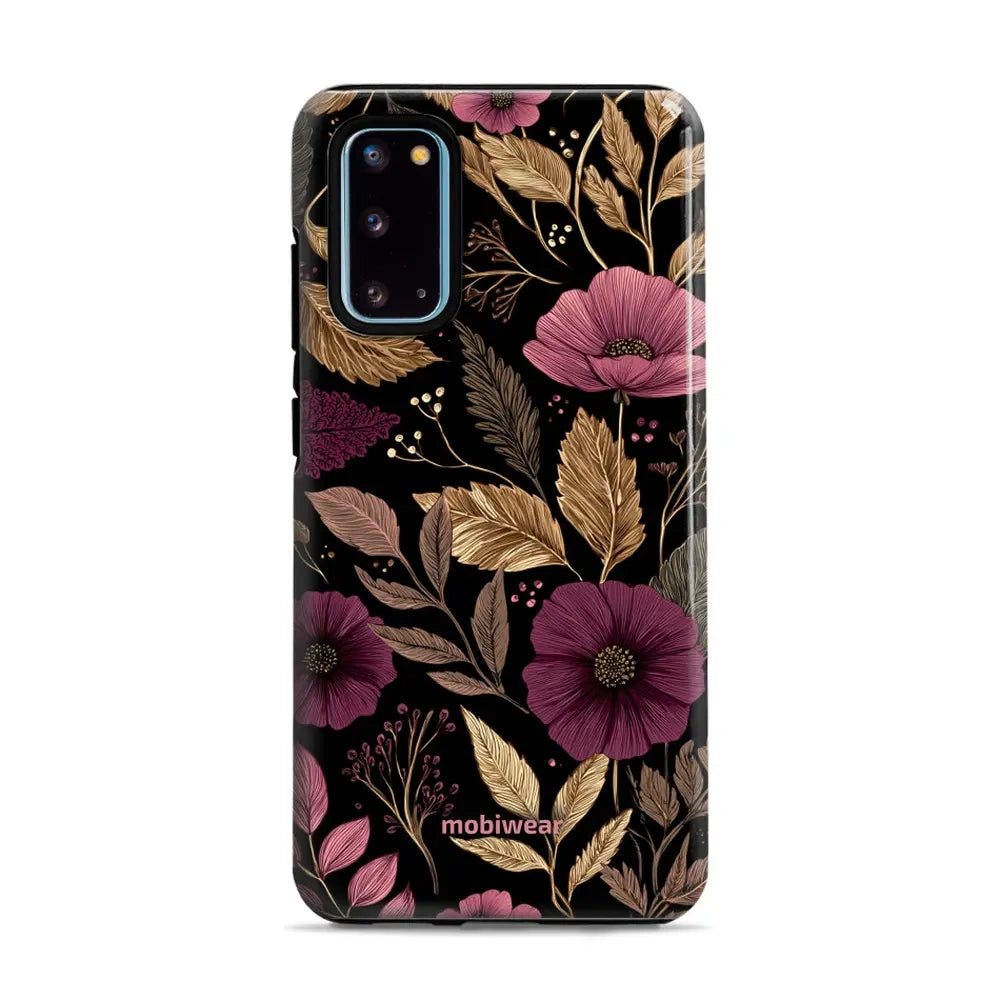 Handyhülle für Galaxy S20, Mobiwear Elite Pro, Glamour-Herbst