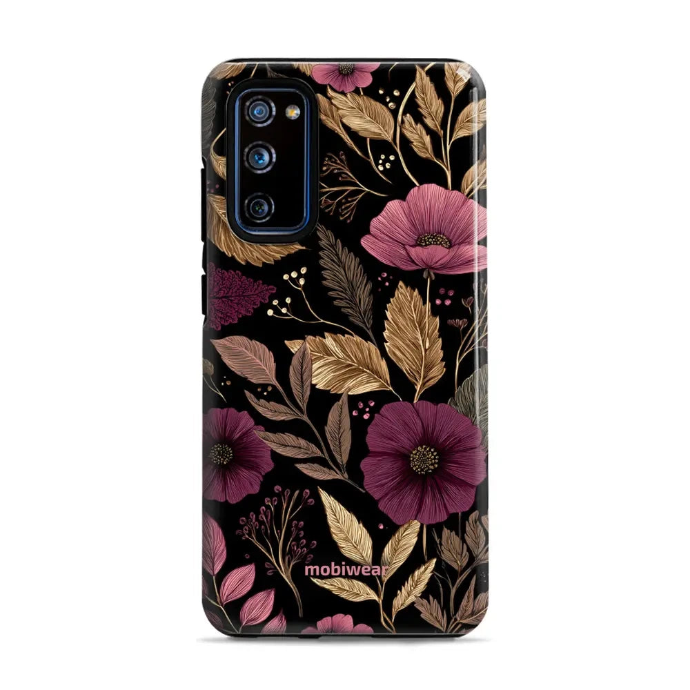 Handyhülle für Galaxy S20 FE, Mobiwear Elite Pro, Glamour-Herbst