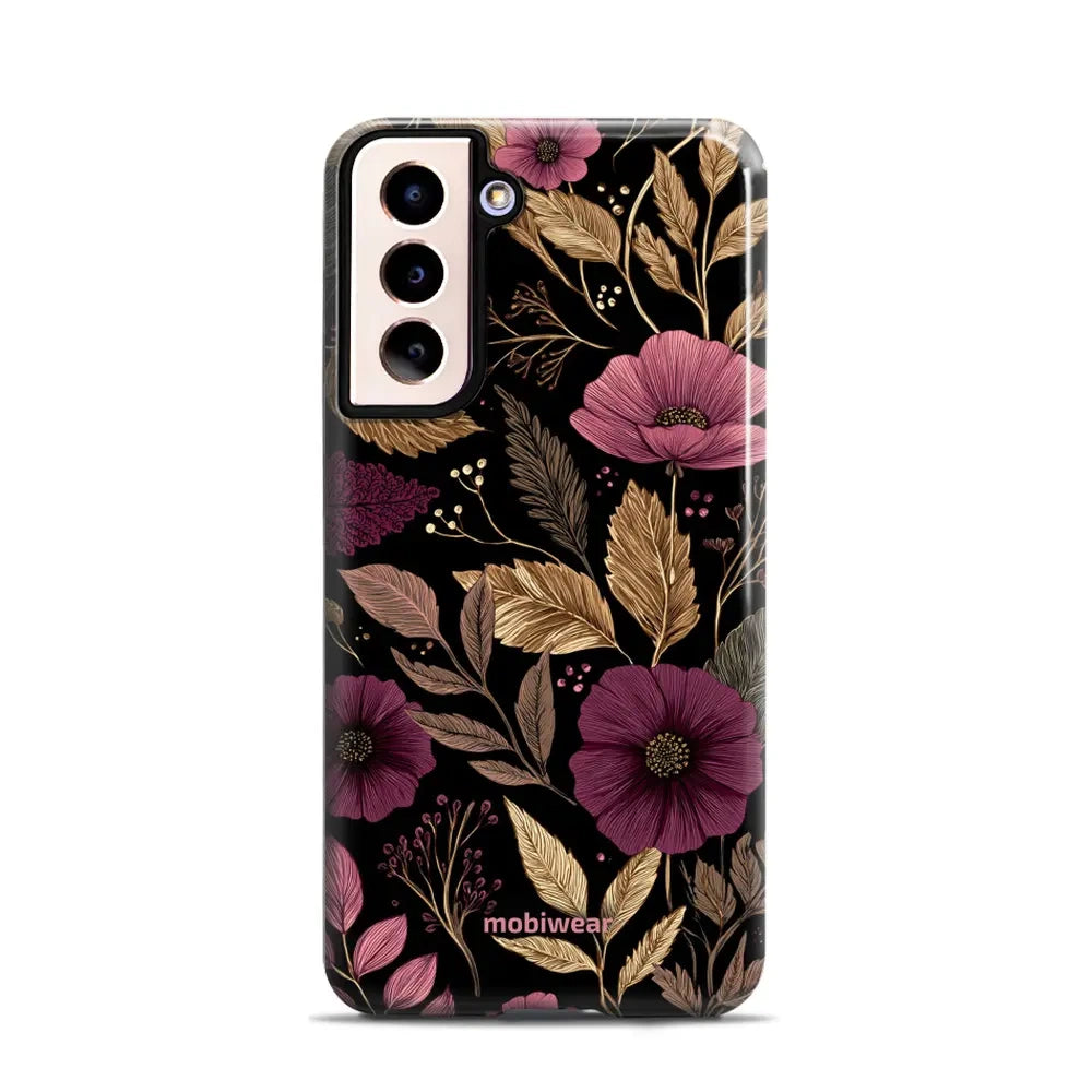 Handyhülle für Galaxy S21, Mobiwear Elite Pro, Glamour-Herbst