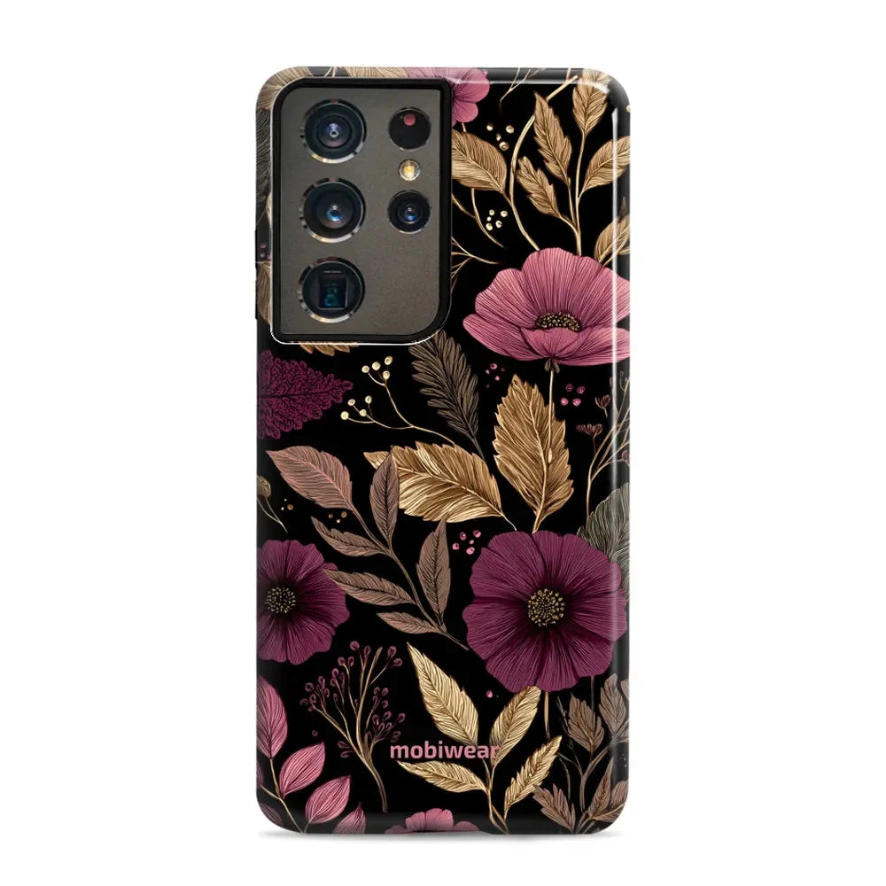 Handyhülle für Galaxy S21 Ultra, Mobiwear Elite Pro, Glamour-Herbst