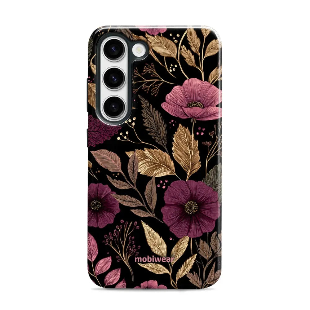 Handyhülle für Galaxy S23, Mobiwear Elite Pro, Glamour-Herbst
