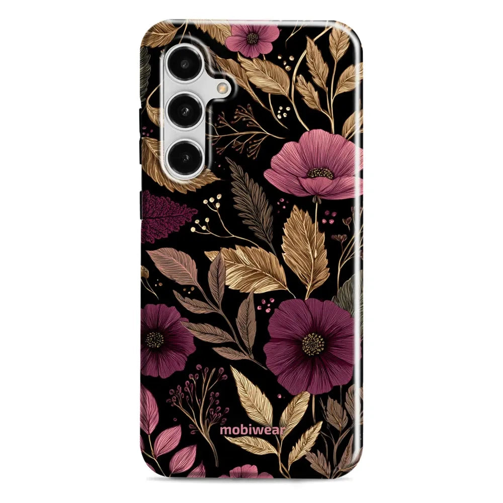 Handyhülle für Galaxy S24 FE, Mobiwear Elite Pro, Glamour-Herbst
