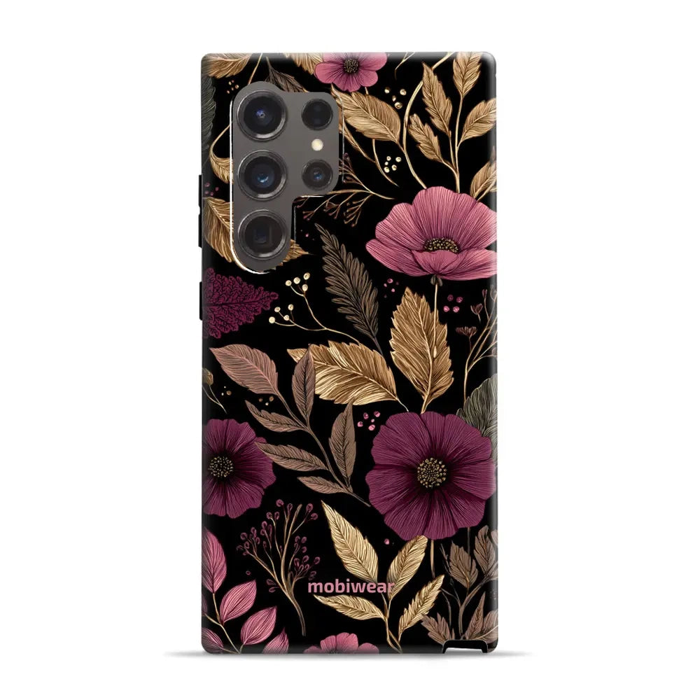 Handyhülle für Galaxy S24 Ultra, Mobiwear Elite Pro, Glamour-Herbst