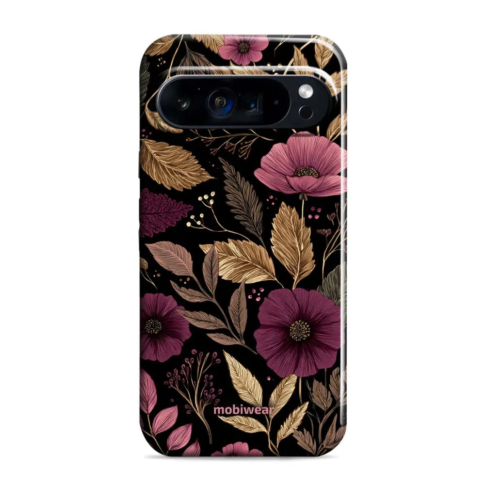 Handyhülle für Google Pixel 9a, Mobiwear Elite Pro, Glamour-Herbst