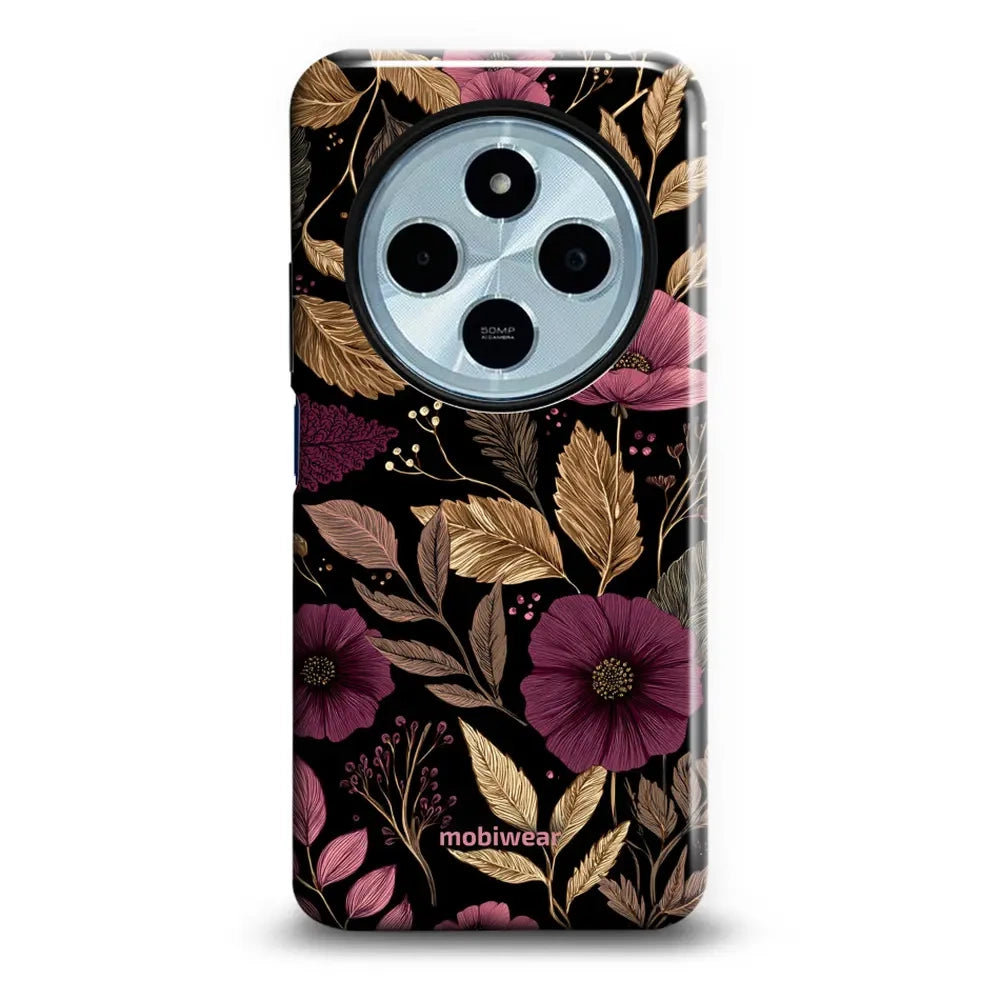Handyhülle für Xiaomi Redmi 14C 4G, Mobiwear Elite Pro, Glamour-Herbst