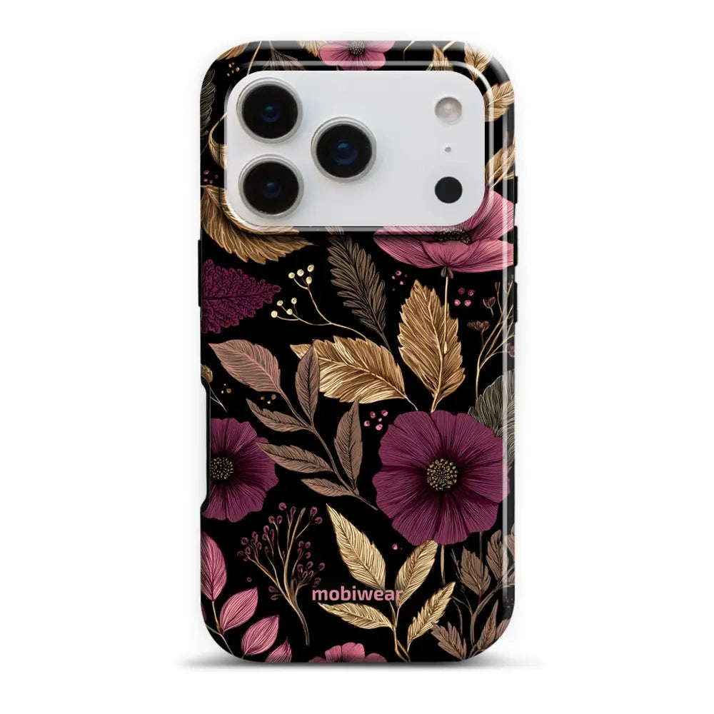Handyhülle für iPhone 17 Pro, Mobiwear Elite Pro, Glamour-Herbst
