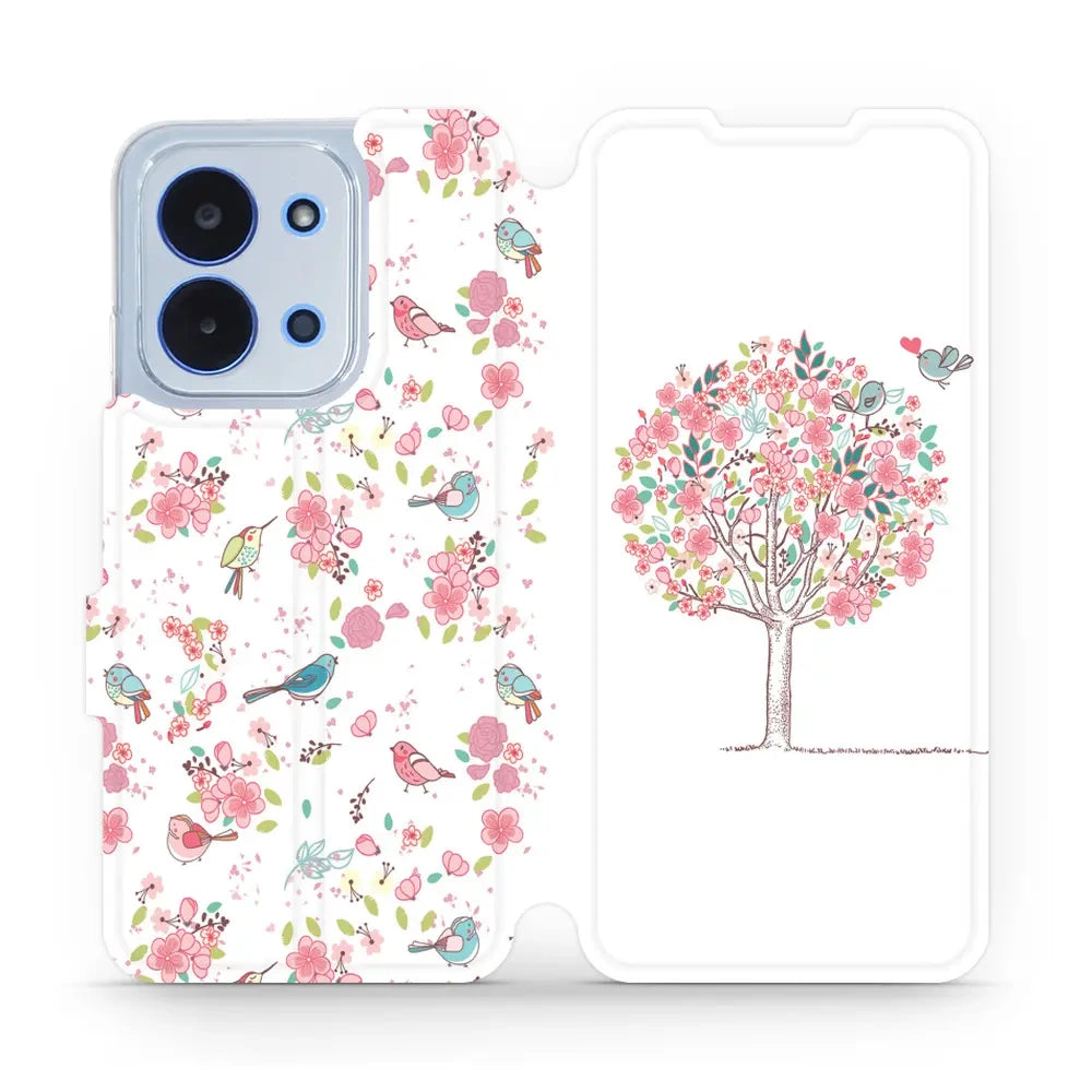Handyhülle mit klappe für Xiaomi Redmi 15C 4G, Mobiwear Book, Rosa Hain