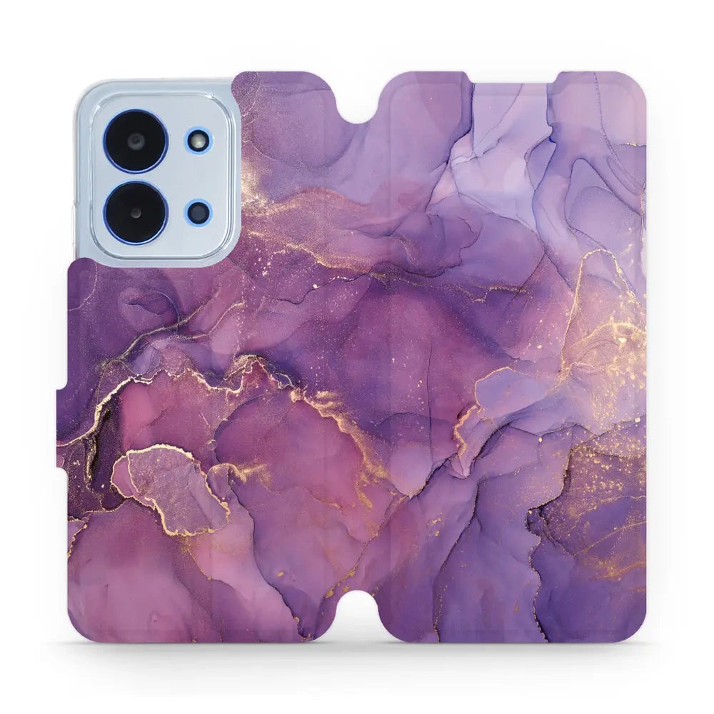 Handyhülle mit klappe für Xiaomi Redmi 15C 4G / 5G, Mobiwear Book, Violett
