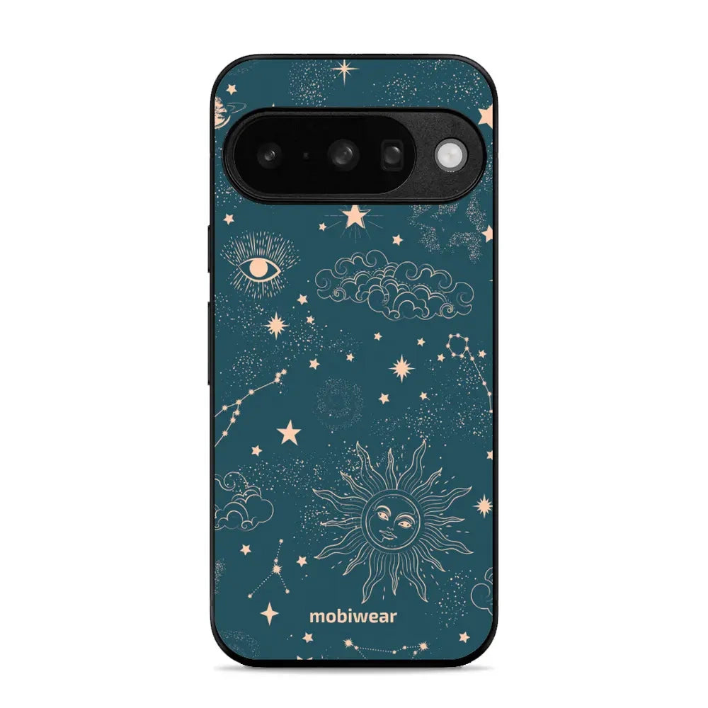 Handyhülle für Pixel 10, Mobiwear Glossy Case, Astraler Staub