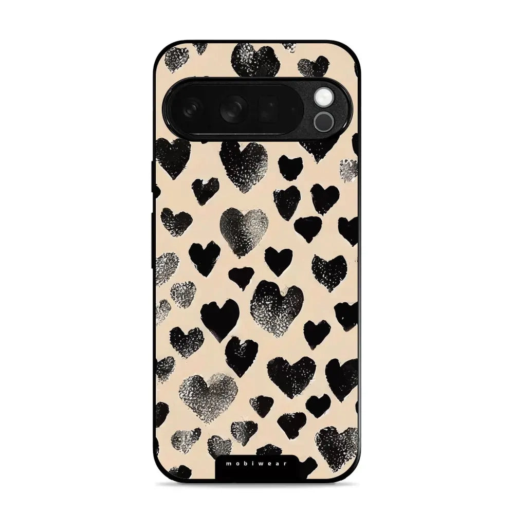 Handyhülle für Pixel 10 Pro XL, Mobiwear Glossy Case, Beige Liebe