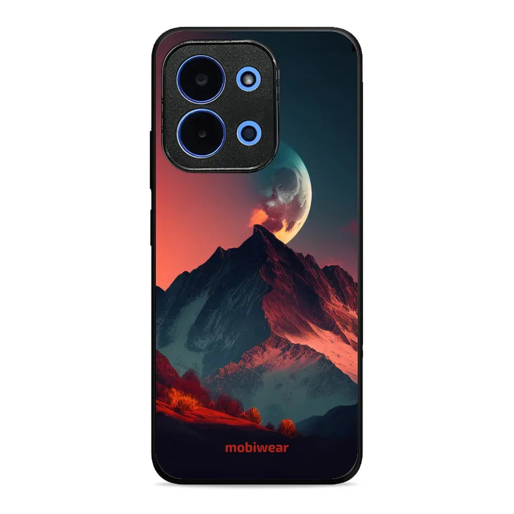 Handyhülle für Xiaomi Redmi 15C 4G, Mobiwear Glossy Case, Gebirgsdämmerung