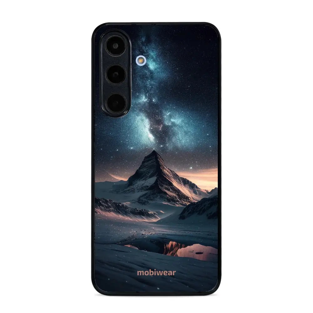 Handyhülle für Galaxy S25 FE, Mobiwear Glossy Case, Nachtberg