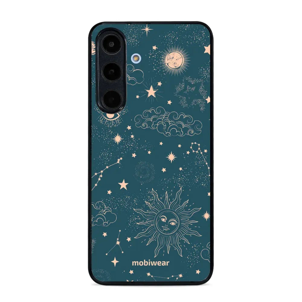 Handyhülle für Galaxy S25 FE, Mobiwear Glossy Case, Astraler Staub