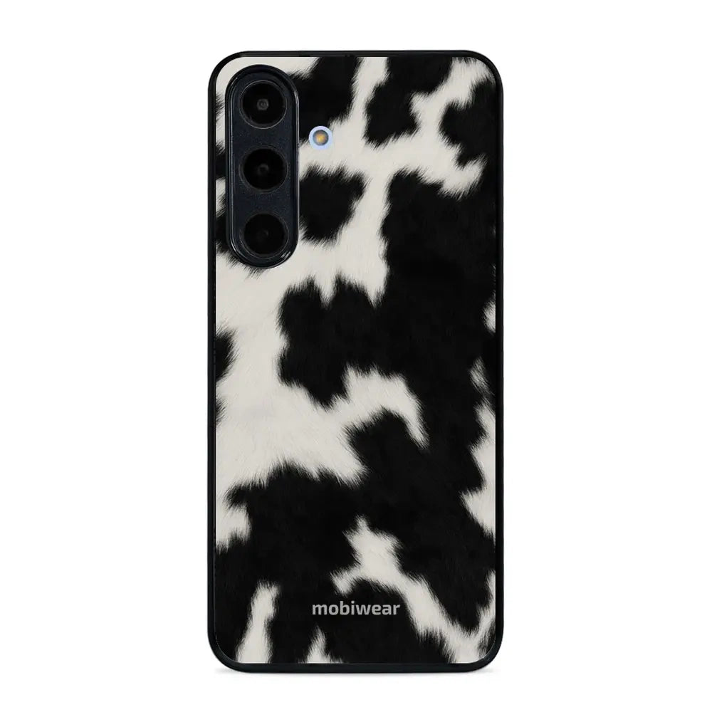 Handyhülle für Galaxy S25 FE, Mobiwear Glossy Case, Kuhfell-Optik