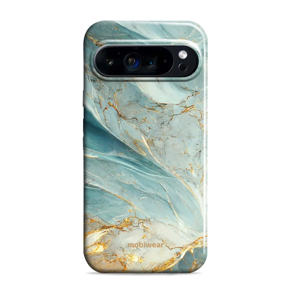 Handyhülle für Google Pixel 9 Pro XL, Mobiwear Elite Pro, Adern des Azur