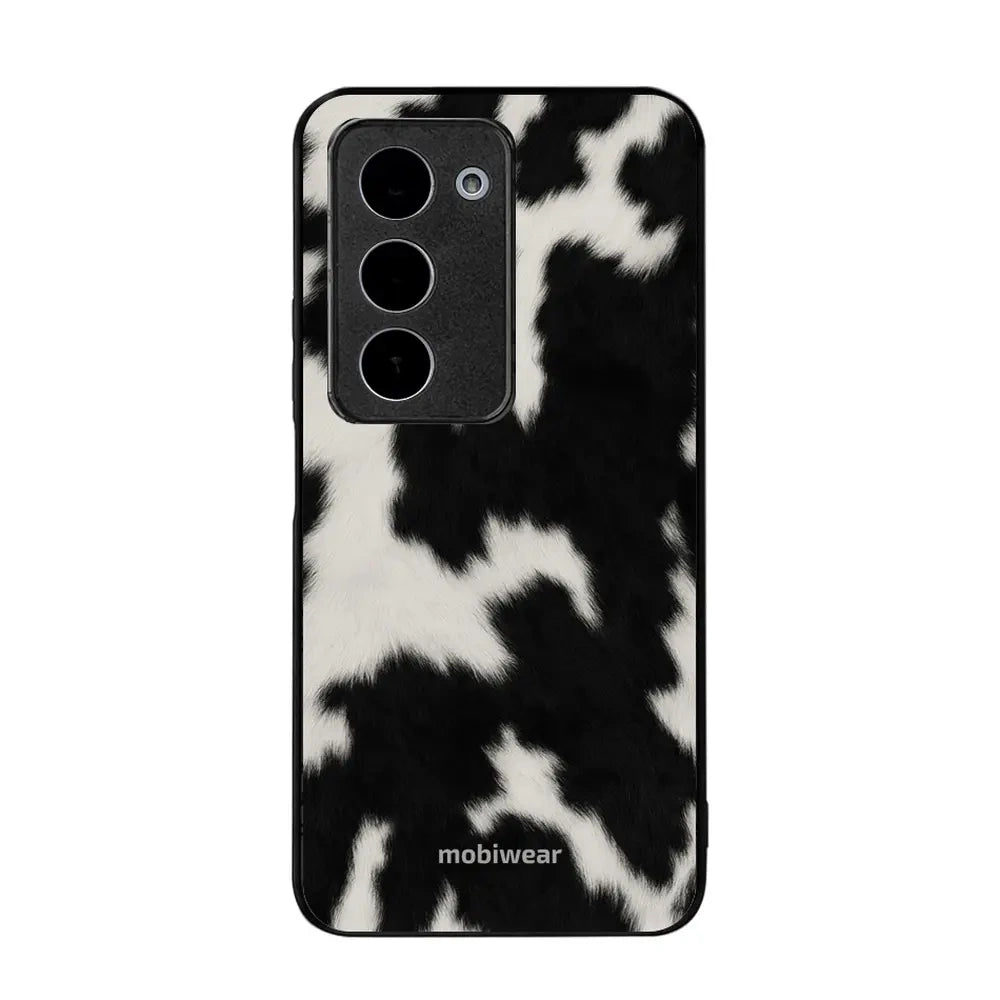 Handyhülle für Xiaomi Redmi 15 4G, Mobiwear Glossy Case, Kuhfell-Optik