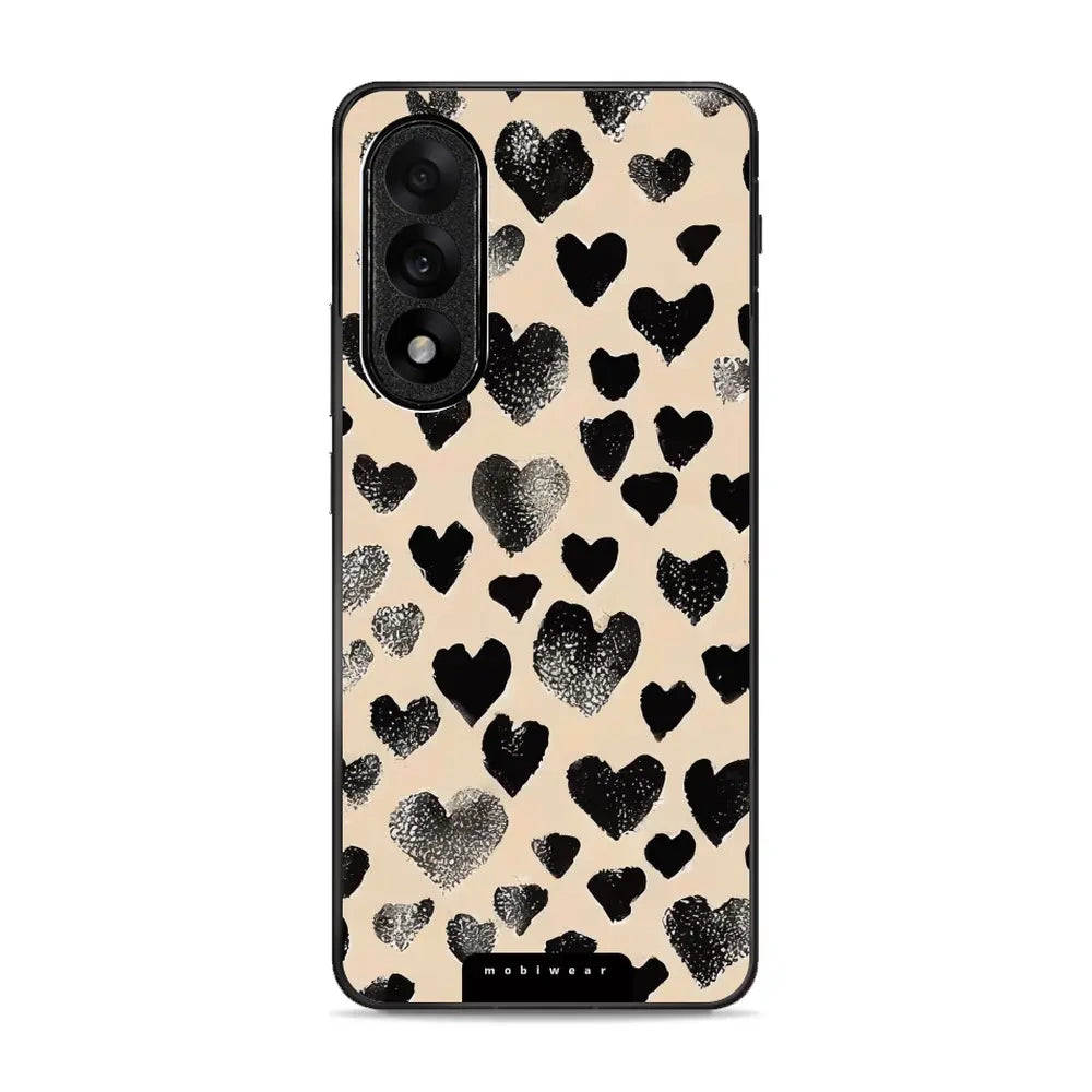 Handyhülle für OnePlus Nord 5, Mobiwear Glossy Case, Beige Liebe