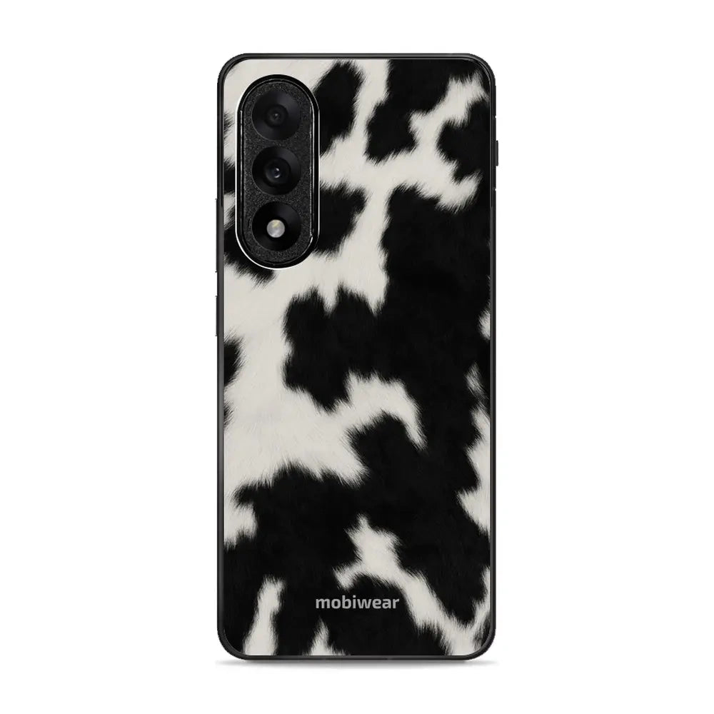 Handyhülle für OnePlus Nord 5, Mobiwear Glossy Case, Kuhfell-Optik