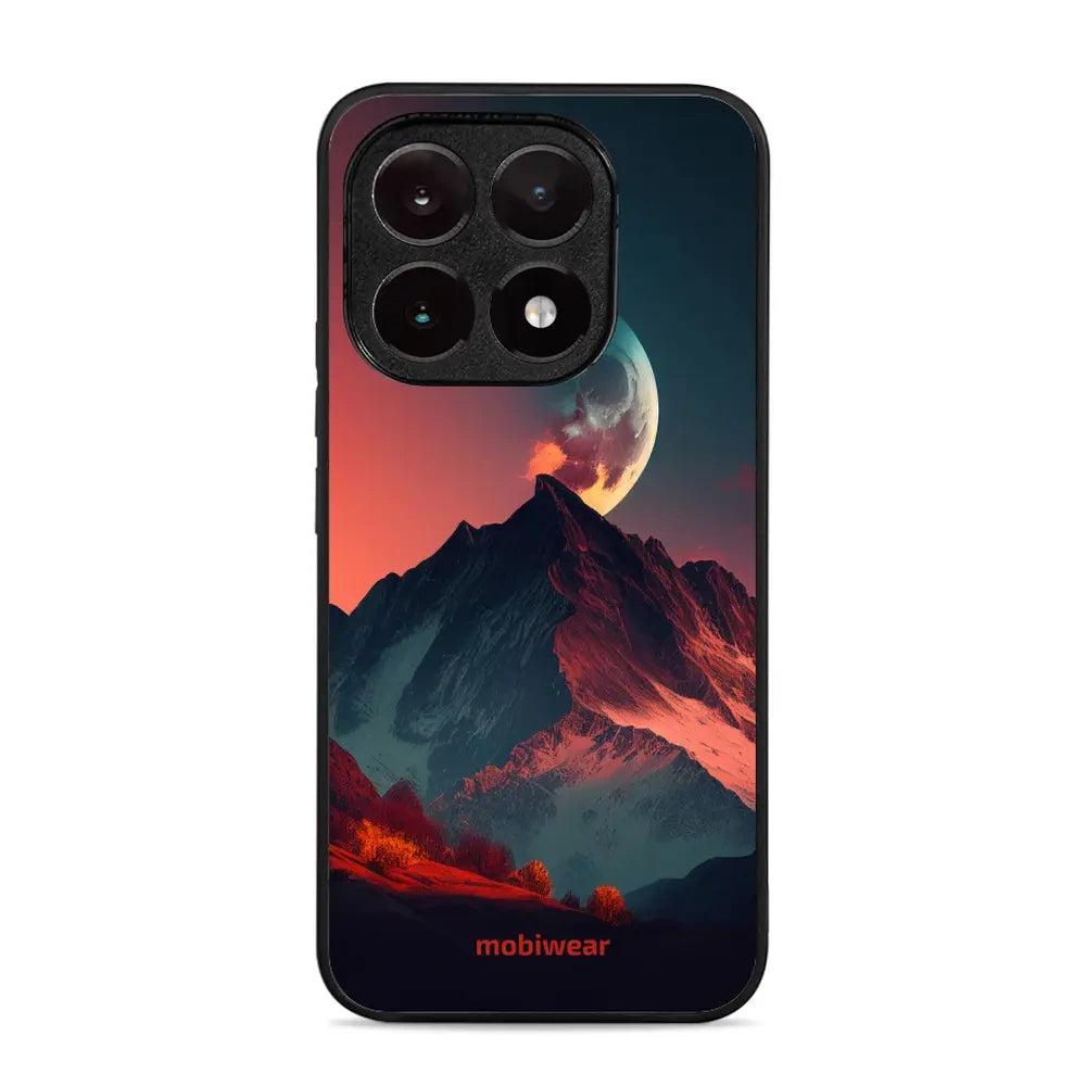 Handyhülle für Xiaomi 15T, Mobiwear Glossy Case, Gebirgsdämmerung