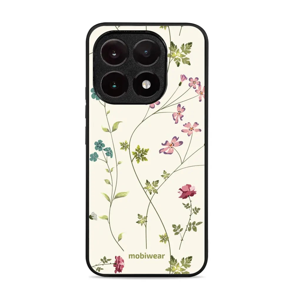 Handyhülle für Xiaomi 15T, Mobiwear Glossy Case, Idyllische Blüte