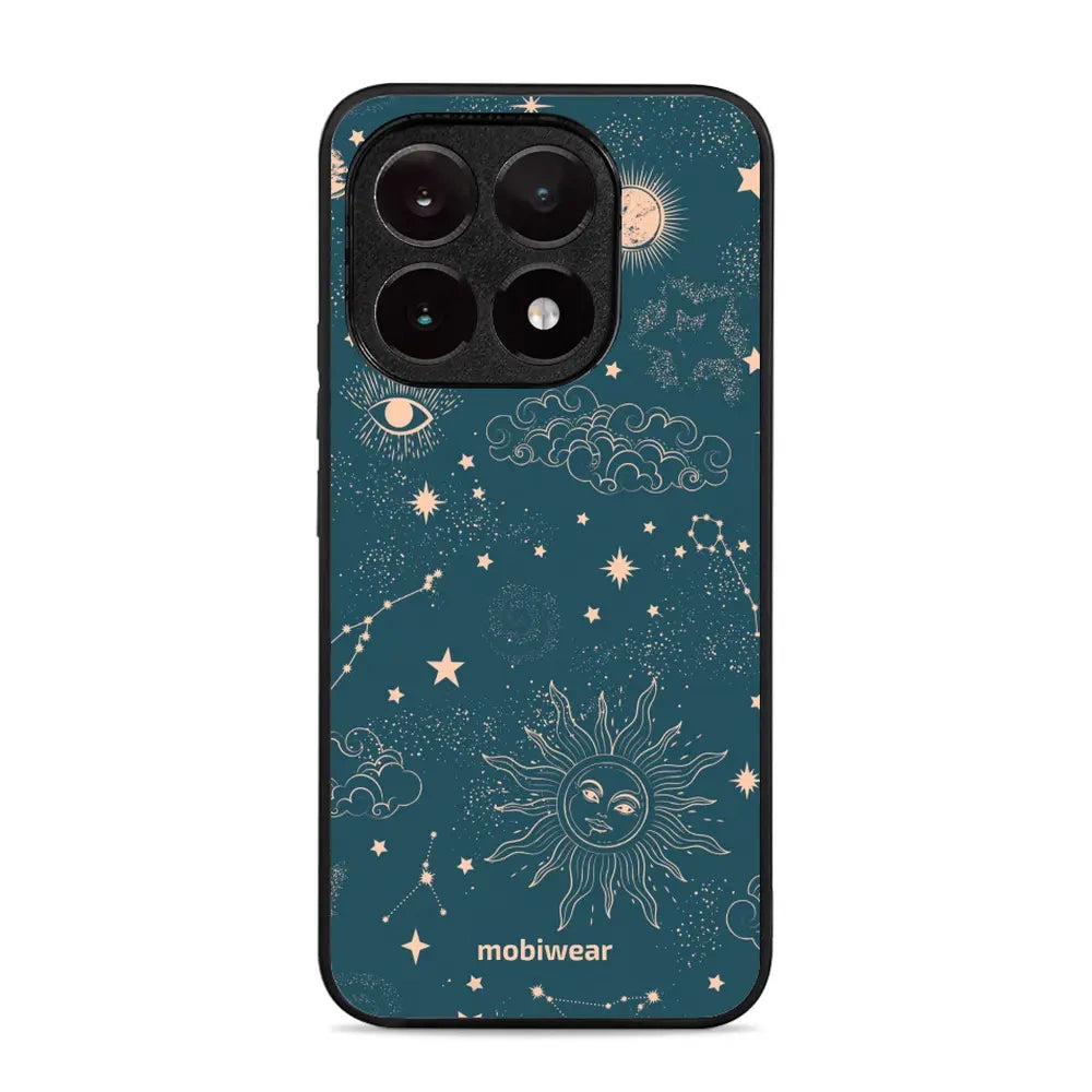 Handyhülle für Xiaomi 15T, Mobiwear Glossy Case, Astraler Staub