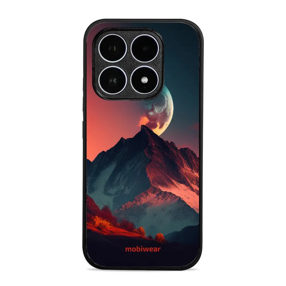 Handyhülle für Xiaomi 17, Mobiwear Glossy Case, Gebirgsdämmerung