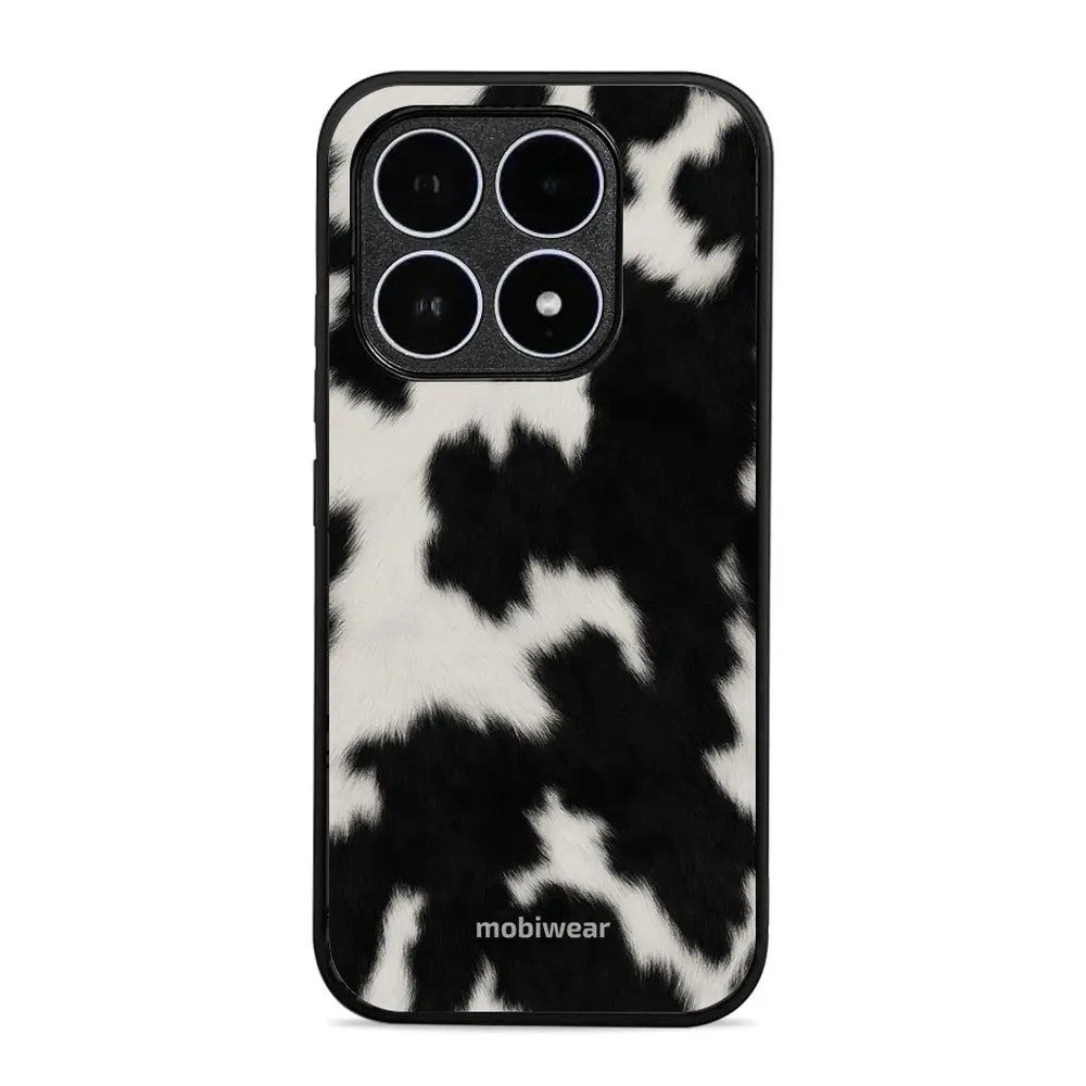 Handyhülle für Xiaomi 17, Mobiwear Glossy Case, Kuhfell-Optik