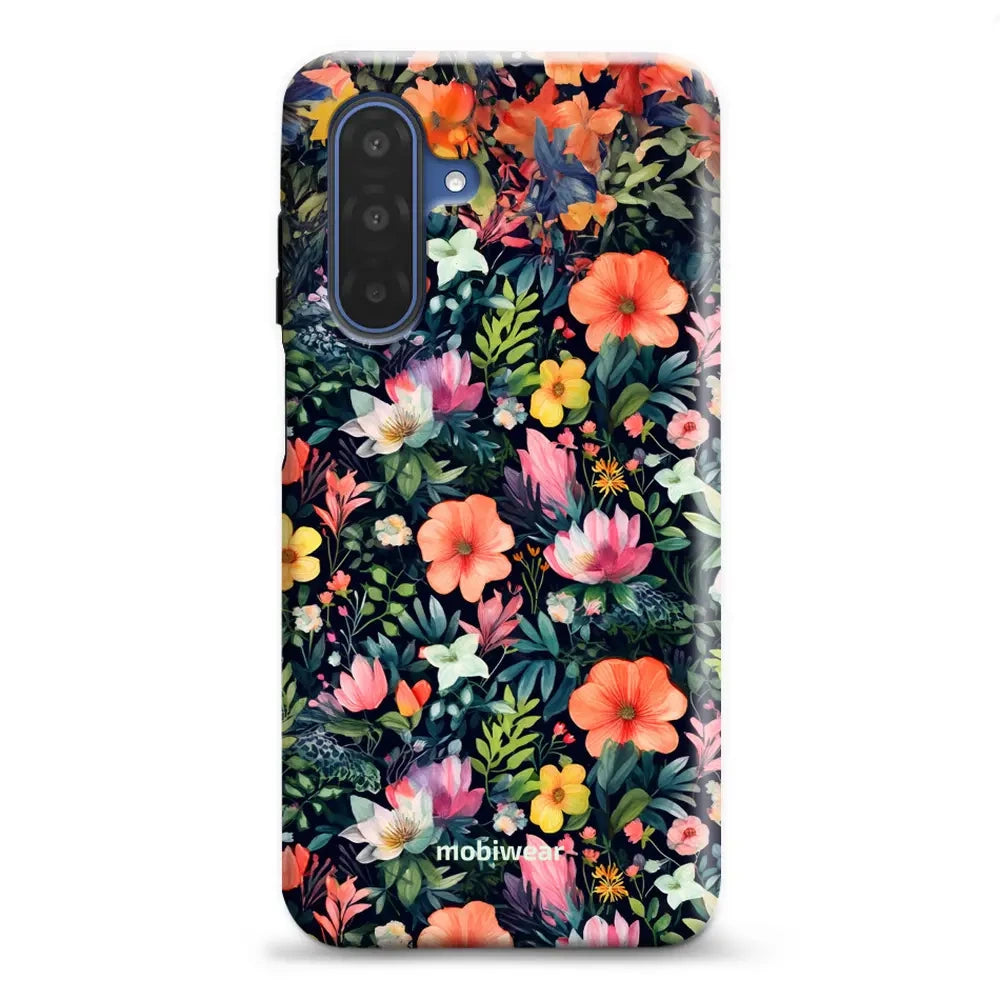 Handyhülle für Galaxy A17 5G, Mobiwear Elite Pro, Bunt-Blumig