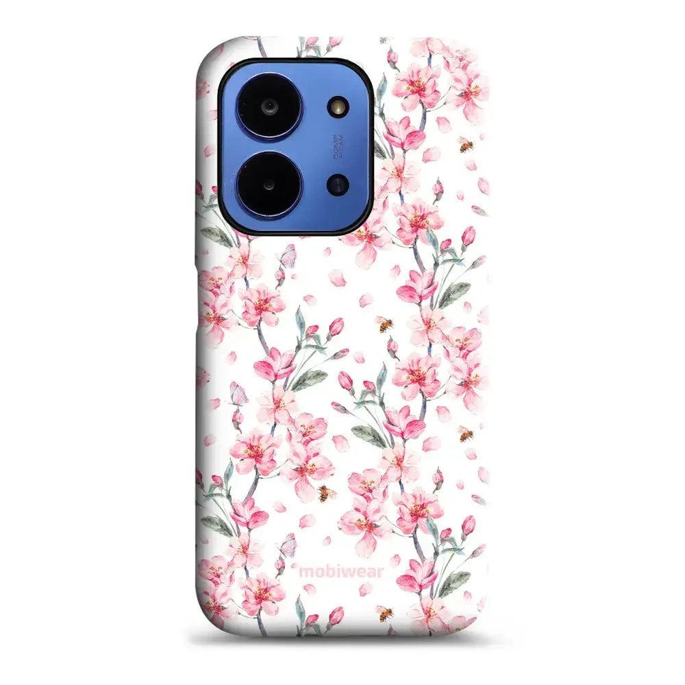 Handyhülle für Xiaomi Redmi 15C 4G, Mobiwear Elite Pro, Japanischer Blumenstrauß