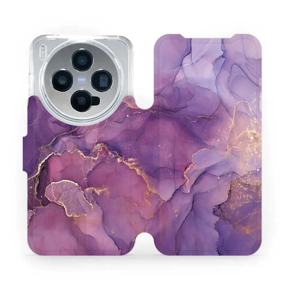 Handyhülle mit klappe für Vivo X300, Mobiwear Book, Violett