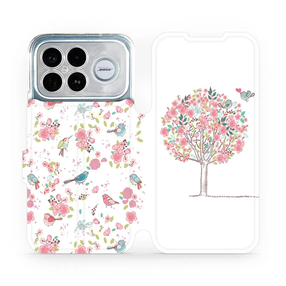 Handyhülle mit klappe für Xiaomi POCO F8 Ultra, Mobiwear Book, Rosa Hain