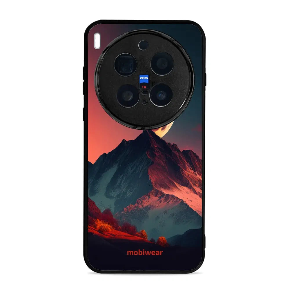 Handyhülle für Vivo X300 Pro, Mobiwear Glossy Case, Gebirgsdämmerung