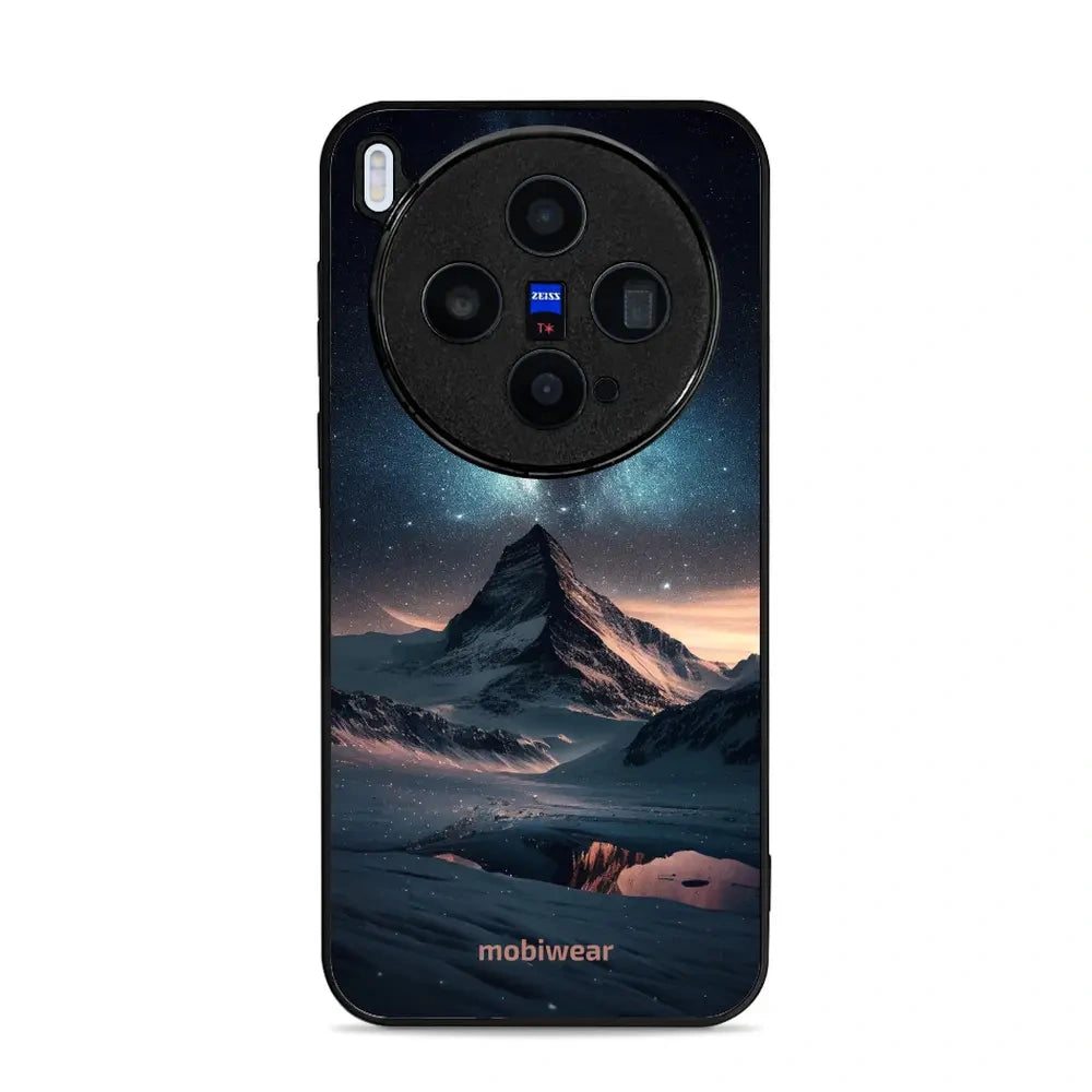 Handyhülle für Vivo X300, Mobiwear Glossy Case, Nachtberg