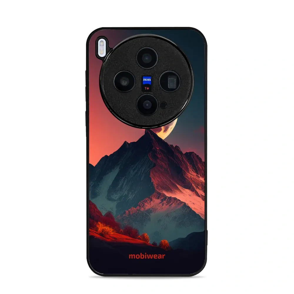 Handyhülle für Vivo X300, Mobiwear Glossy Case, Gebirgsdämmerung