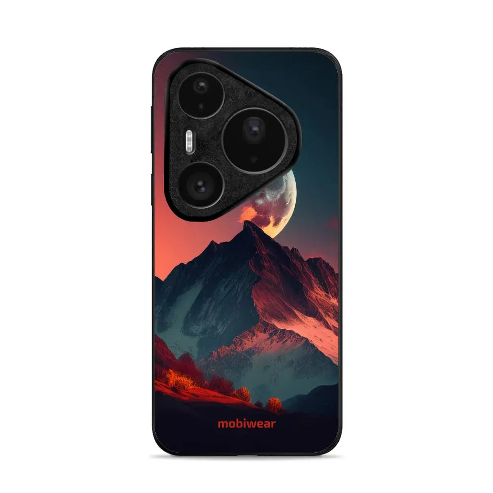 Handyhülle für Huawei Pura 80 Pro / Huawei Pura 80 Pro Plus, Mobiwear Glossy Case, Gebirgsdämmerung