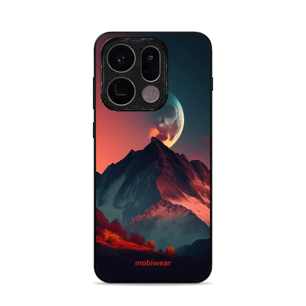 Handyhülle für Oppo Find X9, Mobiwear Glossy Case, Gebirgsdämmerung