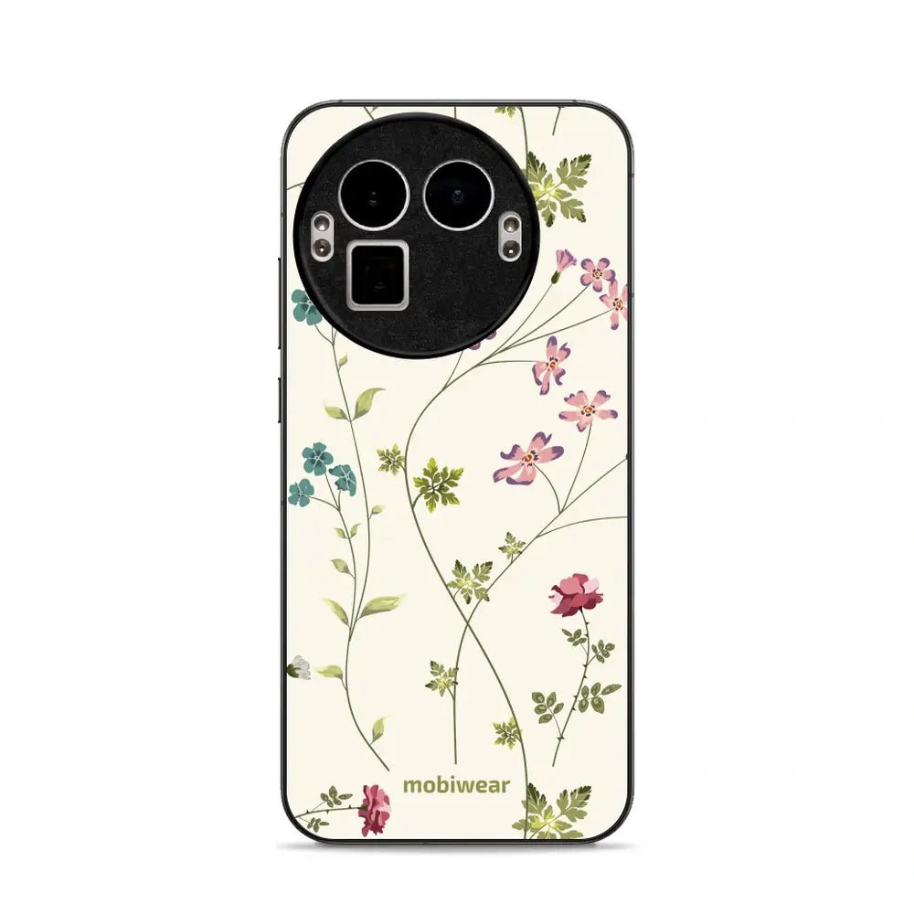 Handyhülle für Realme GT 8 Pro, Mobiwear Glossy Case, Idyllische Blüte