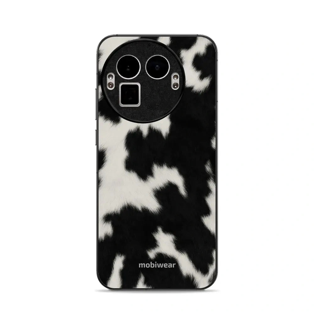 Handyhülle für Realme GT 8 Pro, Mobiwear Glossy Case, Kuhfell-Optik