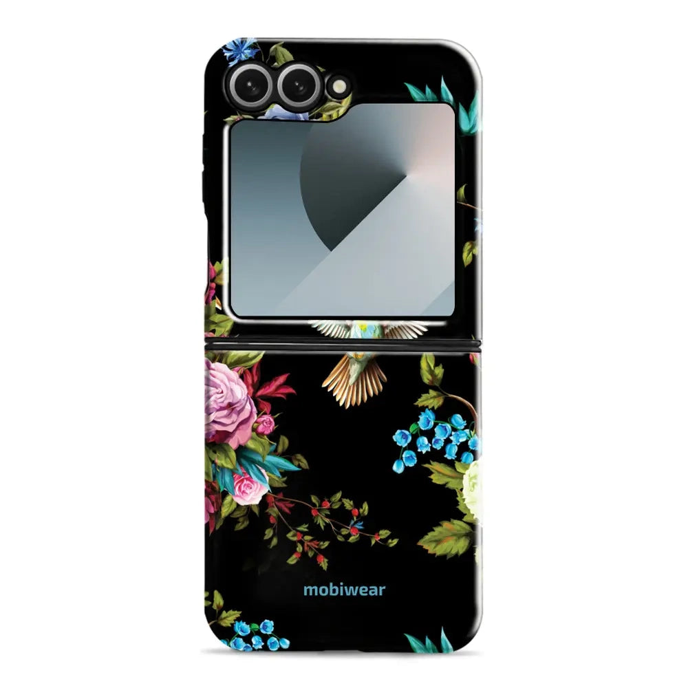 Handyhülle für Galaxy Z Flip7 FE / 6, Mobiwear Elite Pro, Nachtkolibri