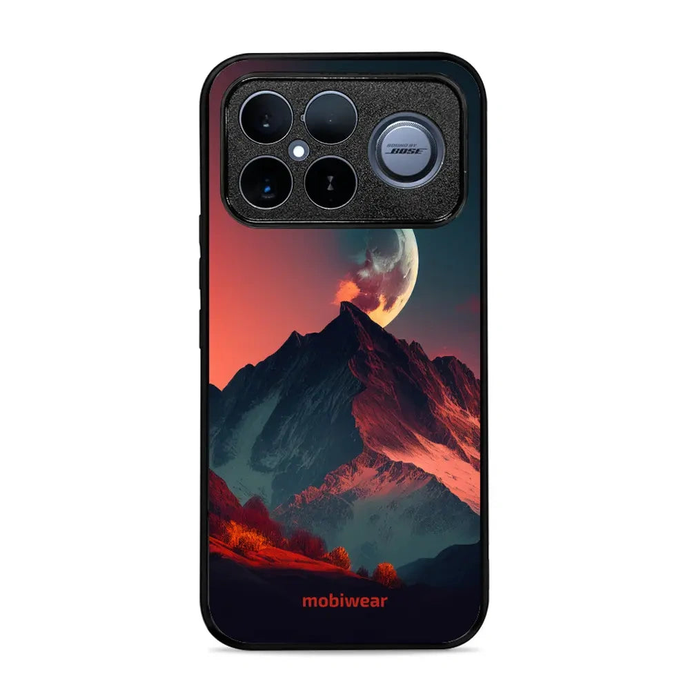Handyhülle für Xiaomi POCO F8 Ultra, Mobiwear Glossy Case, Gebirgsdämmerung