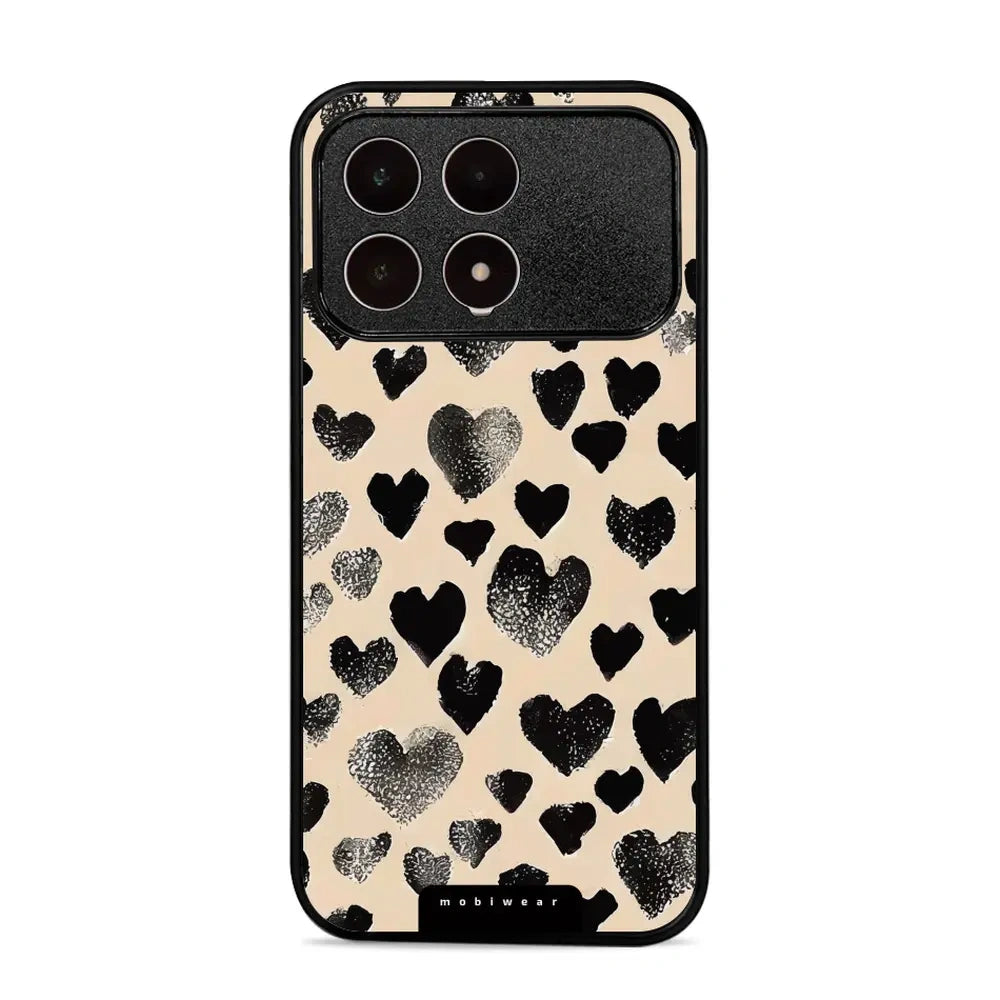 Handyhülle für Xiaomi POCO F8 Pro, Mobiwear Glossy Case, Beige Liebe