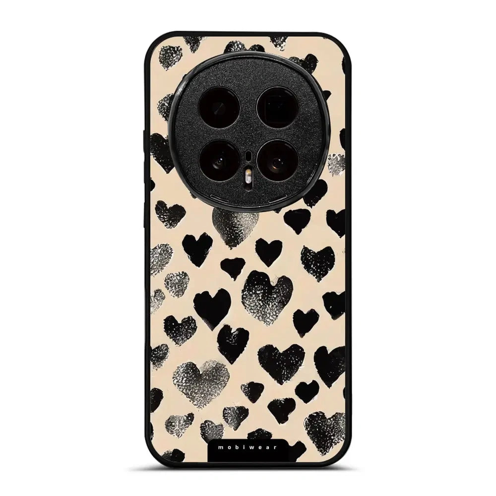Handyhülle für Honor Magic8 Pro, Mobiwear Glossy Case, Beige Liebe