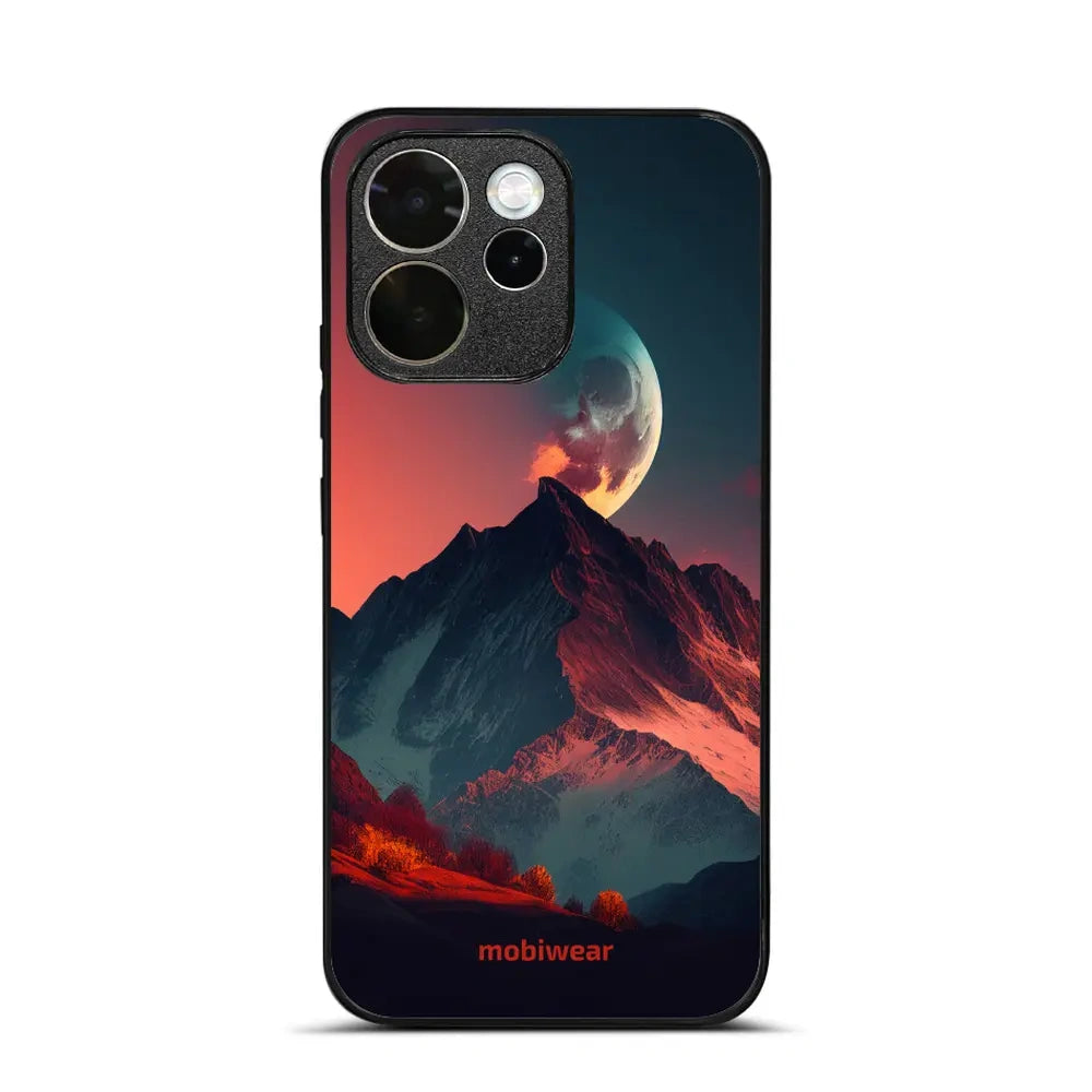 Handyhülle für Oppo Reno 15 FS, Mobiwear Glossy Case, Gebirgsdämmerung