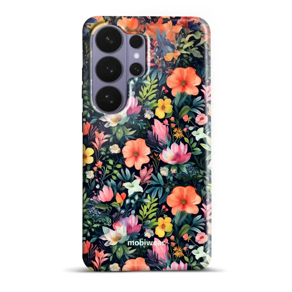 Handyhülle für Galaxy S26 Ultra, Mobiwear Elite Pro, Bunt-Blumig