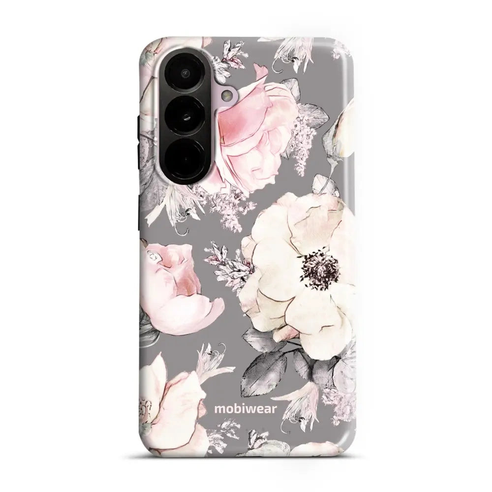 Handyhülle für Galaxy A37 5G, Mobiwear Elite Pro, Rosa-Blumig