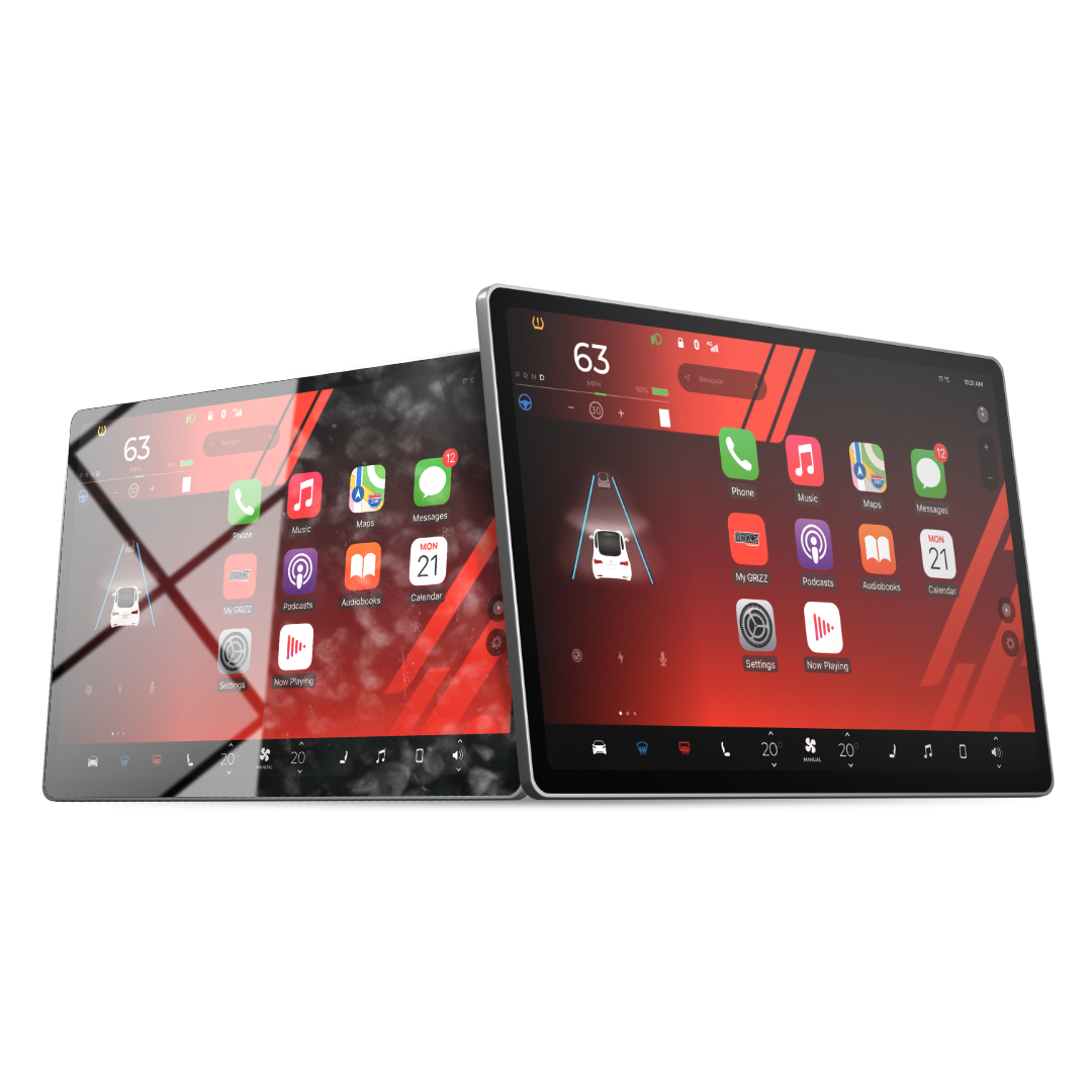 Matte Autodisplayfolie für Android Radio, Grizz Protector