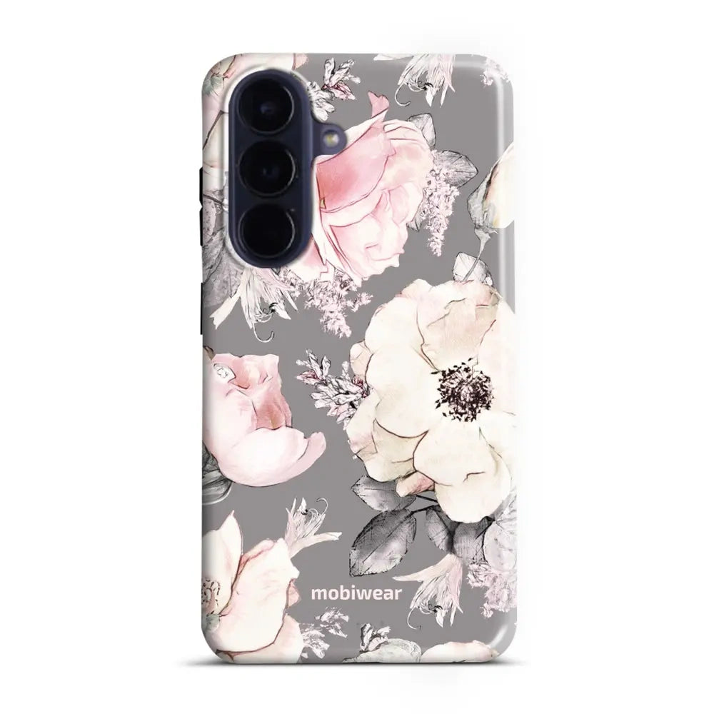Handyhülle für Galaxy A57 5G, Mobiwear Elite Pro, Rosa-Blumig